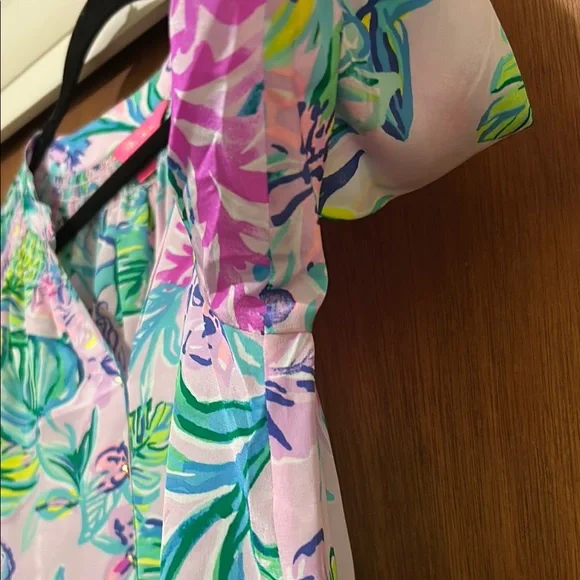 Lilly Pulitzer Mermaid Cove Elsa Silk Top - Picture 10 of 12
